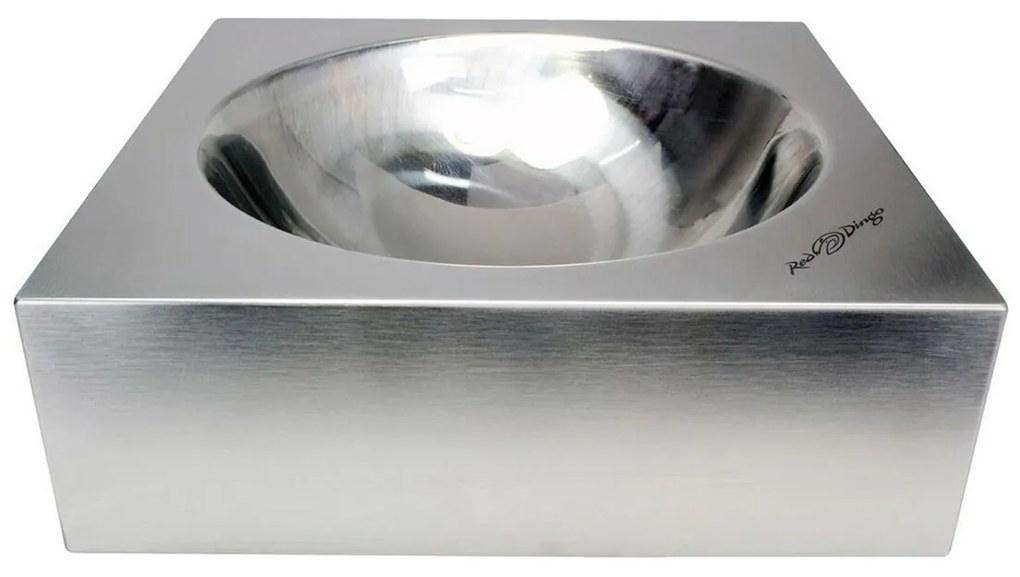 Ταΐστρα σκύλων Red Dingo Reddingo Ανοξείδωτο ατσάλι Ασημί 330 ml (16 x 16 x 5 cm)