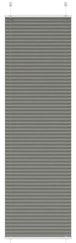 vidaXL Πλισέ περσίδα Ανθρακί 60x200 cm Πλάτος υφάσματος 59,4 cm