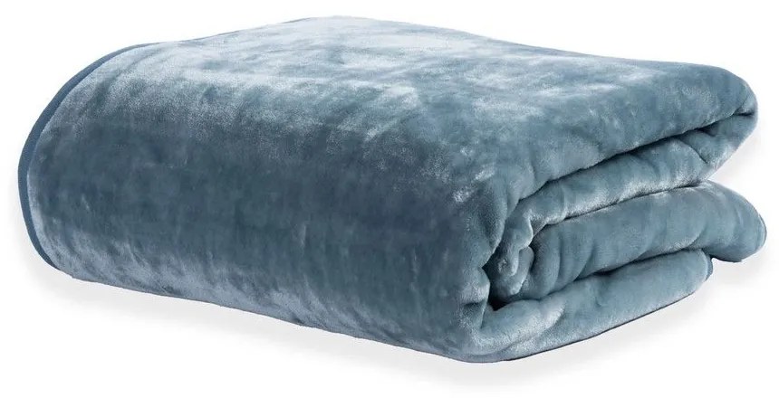 Κουβέρτα Loft 22 Smoke Blue Nef-Nef Υπέρδιπλo 220x240cm Πολυέστερ