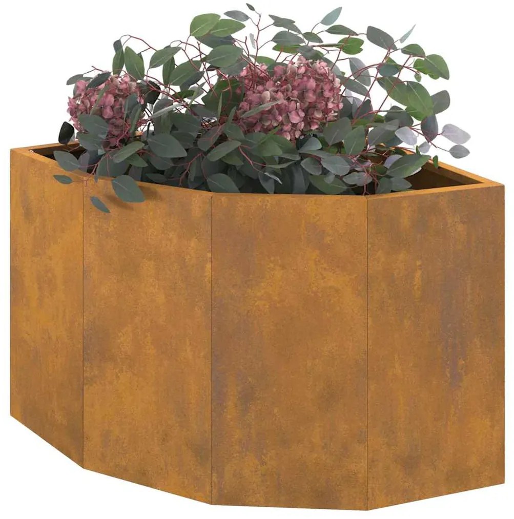 vidaXL Γωνιακό Ροδόδεντρο Σκ rusty 45 x 45 x 35 cm