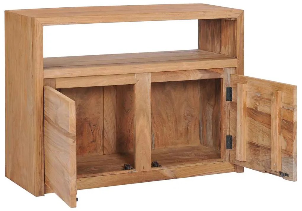 vidaXL Ντουλάπι με Συρτάρια 80 x 30 x 60 εκ. από Μασίφ Ξύλο Teak