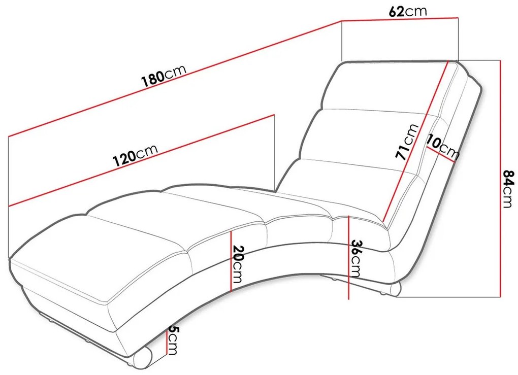 Ανάκλινδρο Miami 103 (Οικολογικό δέρμα Soft 011 + Lawa 07), Μαύρο, 84x62x180cm, 25 kg, Οικολογικό δέρμα + Ταπισερί, Πόδια: Πλαστική ύλη | Epipla1.gr