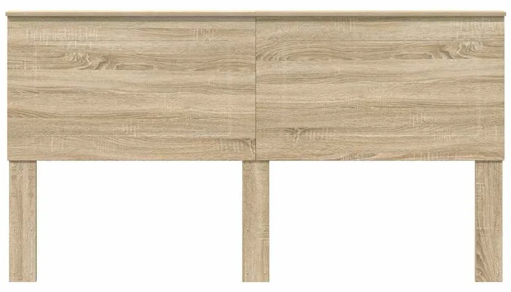 vidaXL Κεφαλάρι με κεφαλάρι Δρύς Sonoma 200 cm Επεξεργασμένο ξύλο