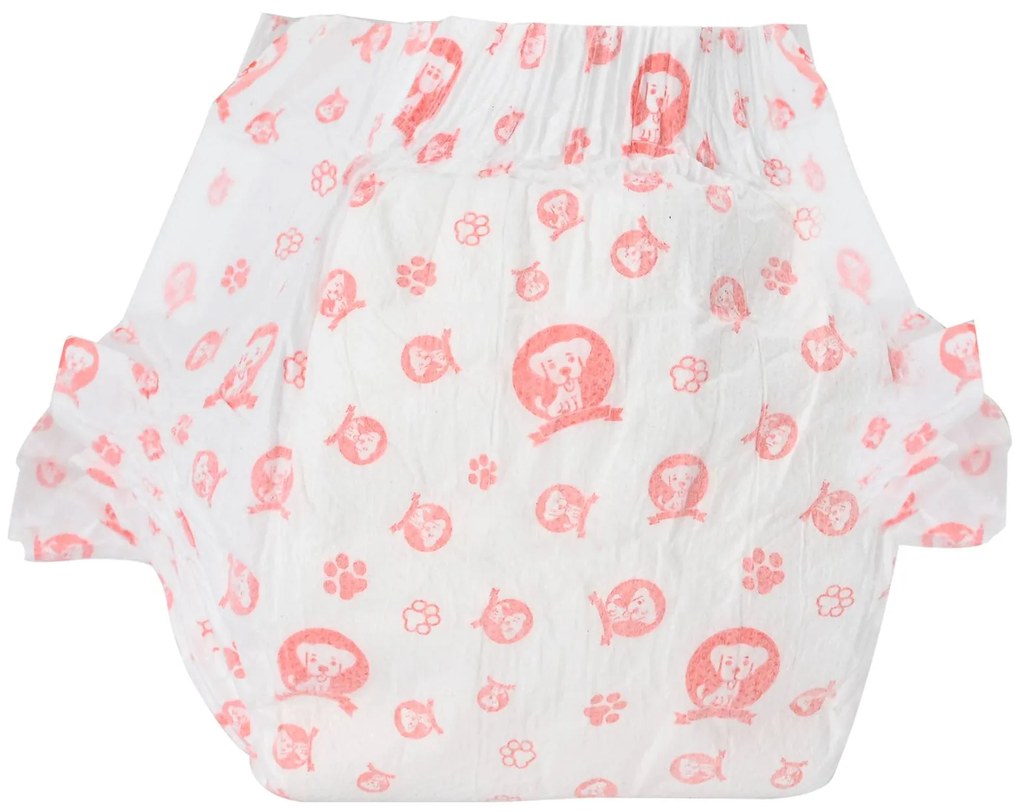 vidaXL Μίας χρήσης πάνα σκύλου θηλυκή 50 pcs Λευκό XL