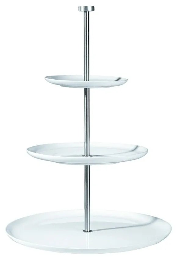 Ορντερβιέρα 3 Επιπέδων Grande 92151146 15/22/30x47cm White Asa Κεραμικό