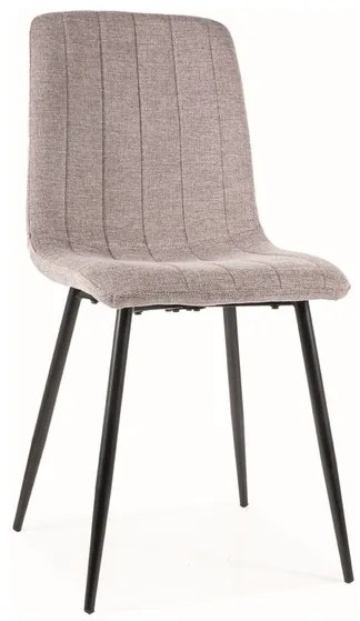 KRZESŁO ALAN BREGO CZARNY STELAŻ/SZARY 07 DIOMMI-80-3203