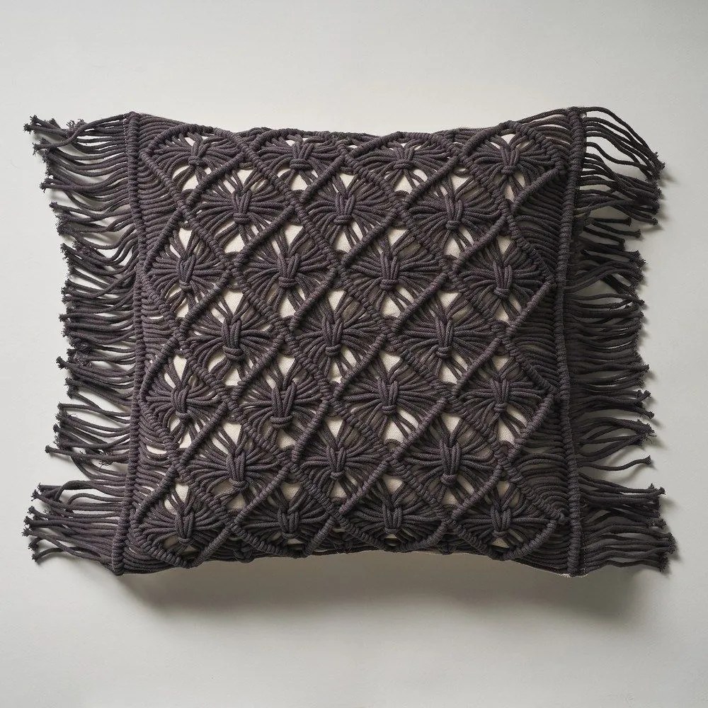 Μαξιλαροθήκη Διακοσμητική Sahara 193/48 Volcanic Grey Gofis Home 45X45 100% Cotton
