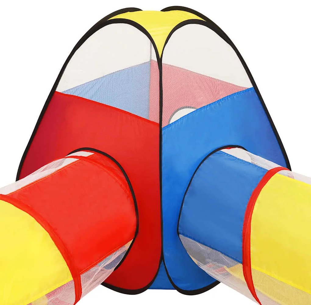 vidaXL Παιδική Σκηνή Πολύχρωμη 190 x 264 x 90 εκ. με 250 Μπάλες