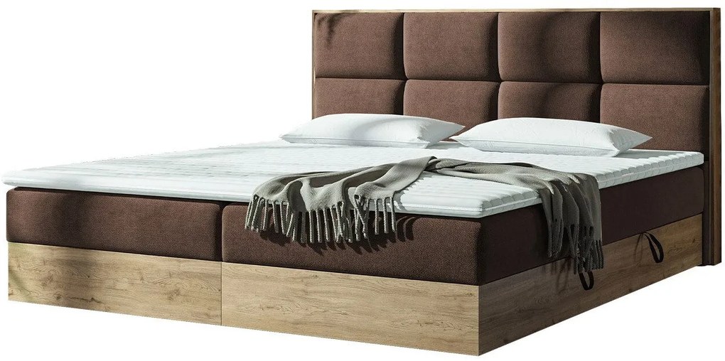 Επενδυμένο κρεβάτι Euphoria-Kafe-180 x 200