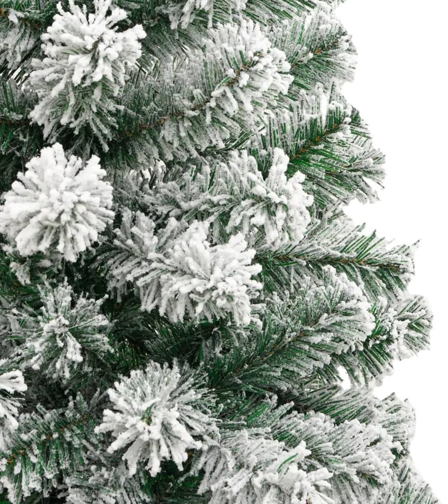 vidaXL Χριστουγεννιάτικο Δέντρο Τεχνητό Αρθρωτό με Χιόνι 180 εκ.