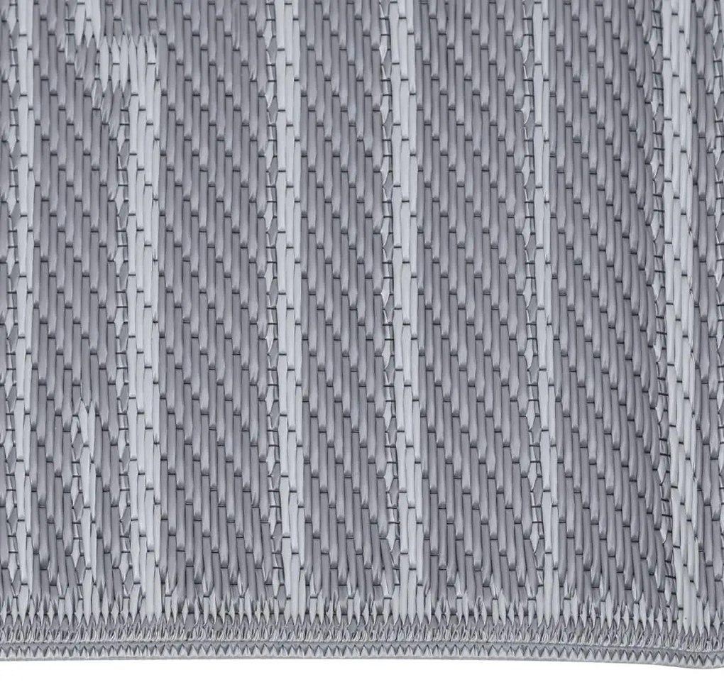 vidaXL Χαλί εξωτερικού χώρου ARAKIL Ανθρακί 80x250 cm PP