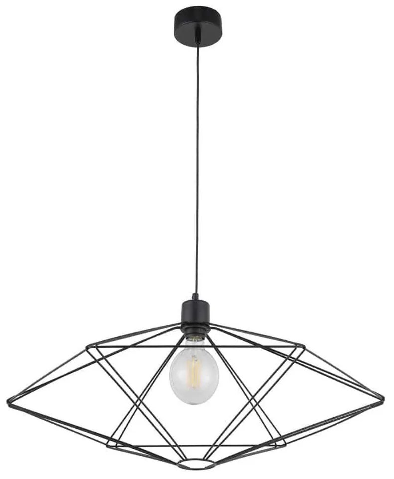 Φωτιστικό Οροφής Vario L 40555 63x73x80cm 1xE27 60W Black Sigma Lighting