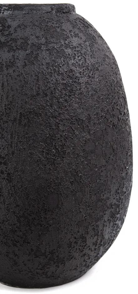 Κεραμικό Διακοσμητικό Βάζο Siso Nic Black Spot Gray Large (27x27x40) Soulworks 0630058