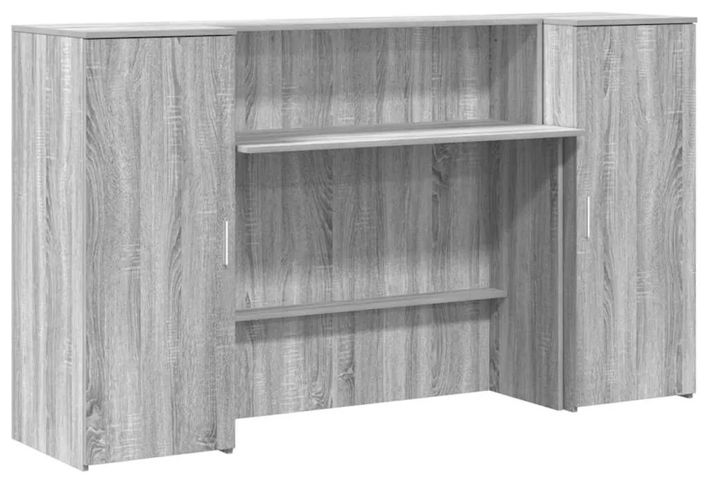 vidaXL Γραφείο υποδοχής 180x50x103,5 εκ. Επεξεργασμένο Ξύλο