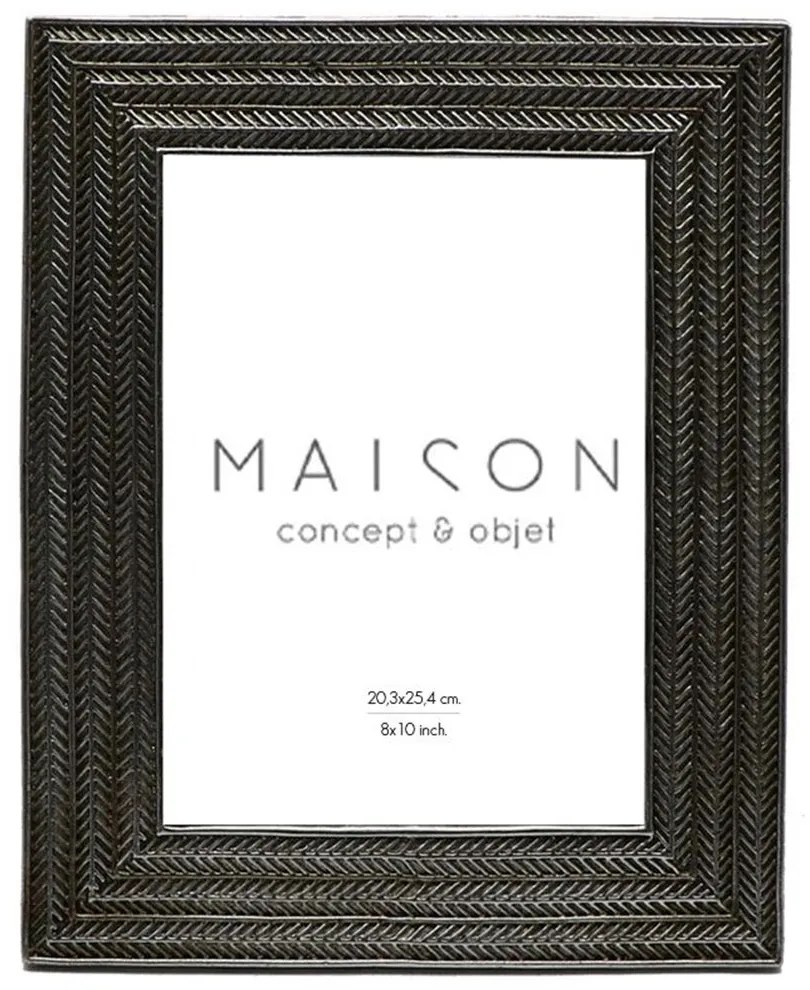 Κορνίζα Για Φωτογραφία 20x25cm Argent 028372 Antique Silver Γυαλί,Polyresin