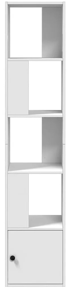 vidaXL Βιβλιοθήκη Λευκή 40x36x189 εκ. από Επεξεργασμένο Ξύλο
