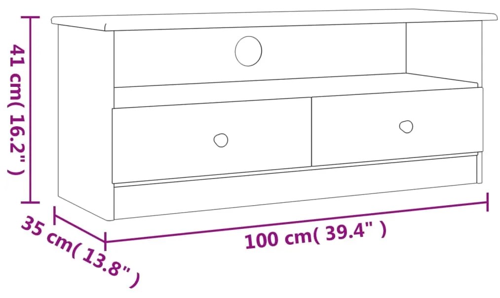 ΈΠΙΠΛΟ ΤΗΛ. ΣΥΡΤΑΡΙΑ ALTA ΛΕΥΚΟ 100X35X41 ΕΚ. ΜΑΣΙΦ ΞΥΛΟ ΠΕΥΚΟΥ 353934