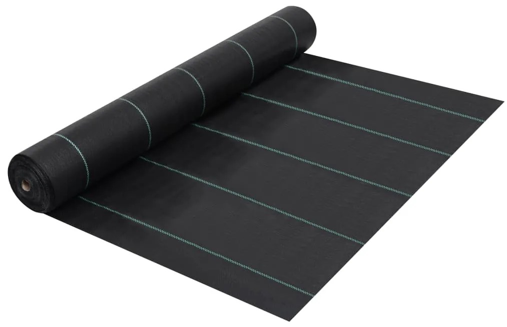 Ύφασμα Εδαφοκάλυψης Μαύρο 1 x 25 μ. από Πολυπροπυλένιο