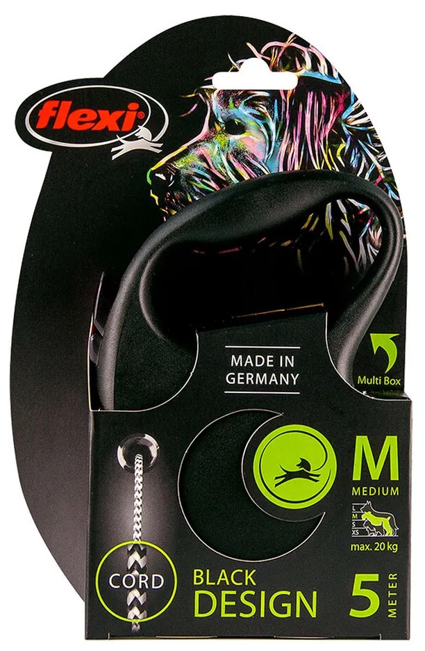 Λουρί Σκύλου Flexi Flexi 5 m Ασημί S