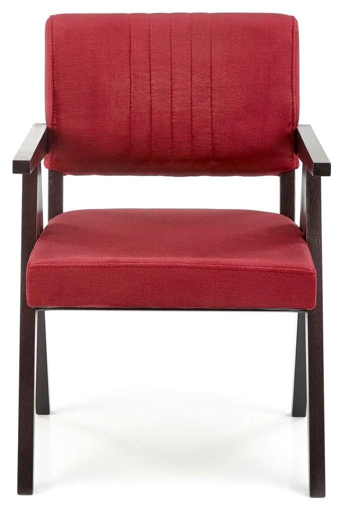 MEMORY chair, ebony / maroon Monolith 59