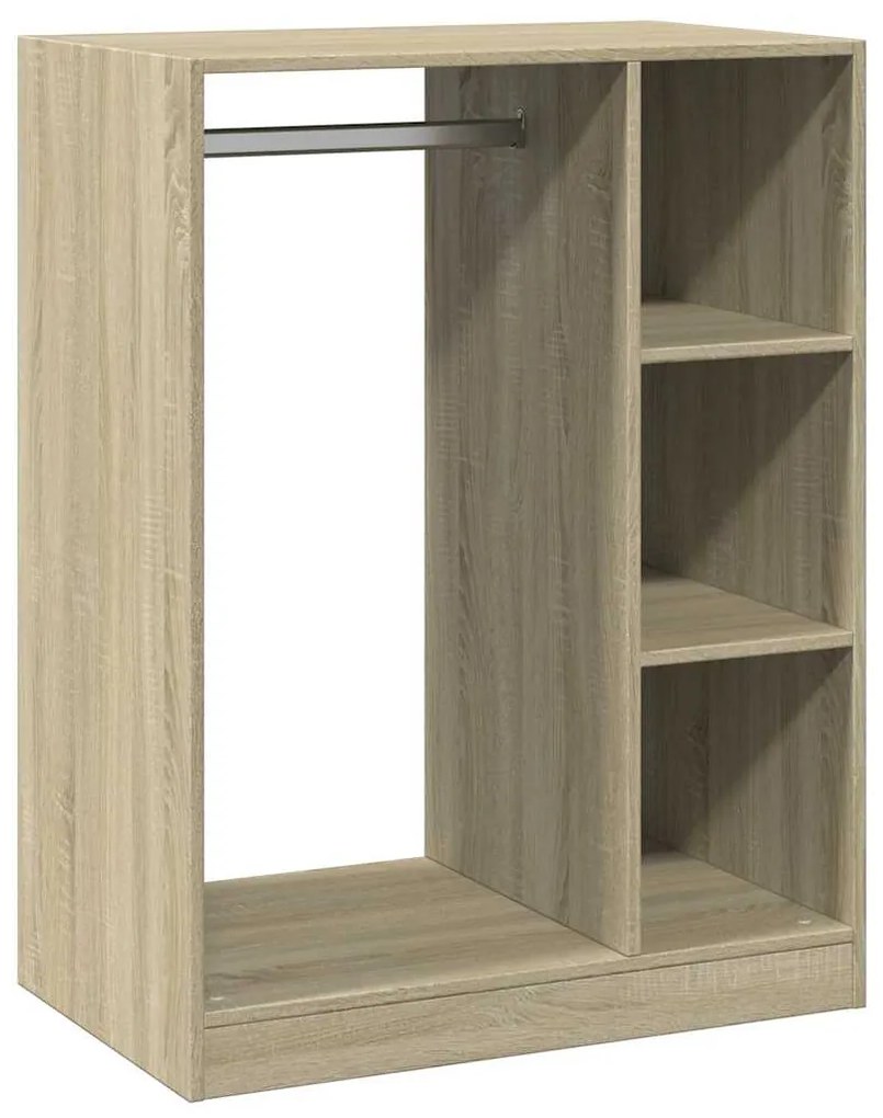 vidaXL Ντουλάπα Χρώμα Sonoma Δρυς 77 x 48 x 102 εκ. Επεξεργασμένο Ξύλο