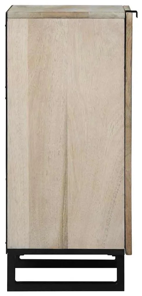 vidaXL Γραφείο Λευκό 40 x 33 x 75 εκ. Μασίφ ξύλο μάνγκο