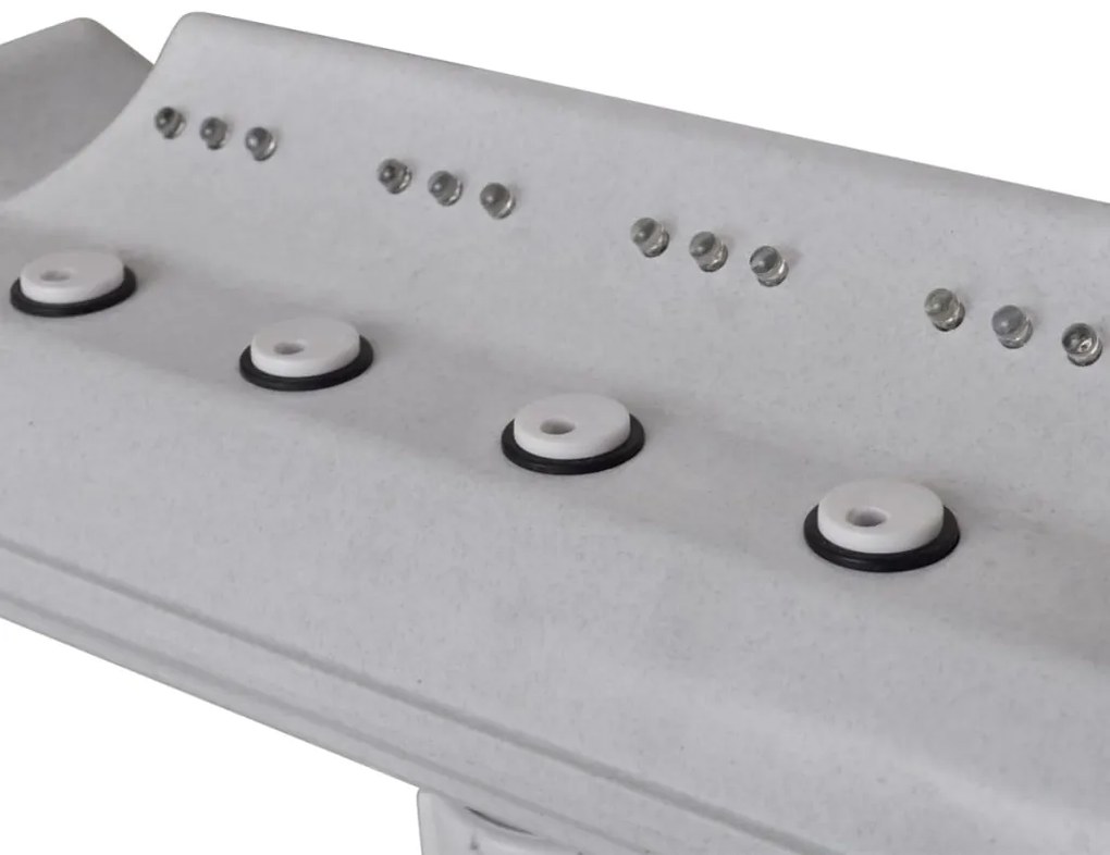 Μικρός Καταρράκτης Πισίνας Συντριβάνι με Φώτα LED