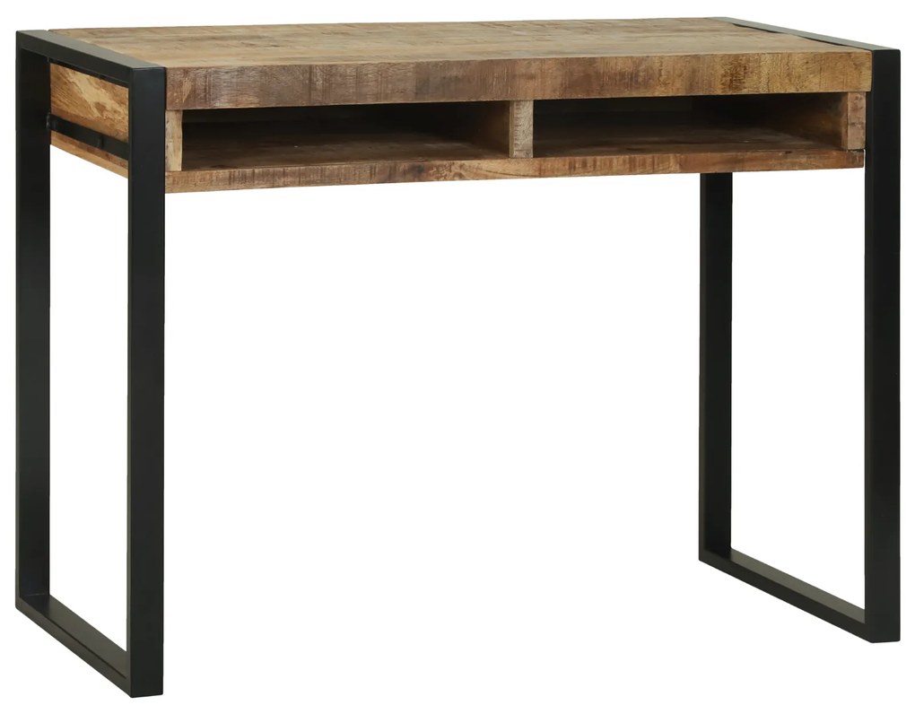 vidaXL Καθρέφτης με Τουλάπι 100x50x75 εκ Solid Rough Wood Mango