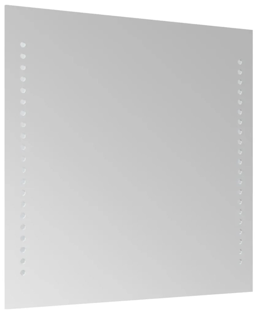 vidaXL Καθρέφτης Μπάνιου με LED 40x40 εκ.