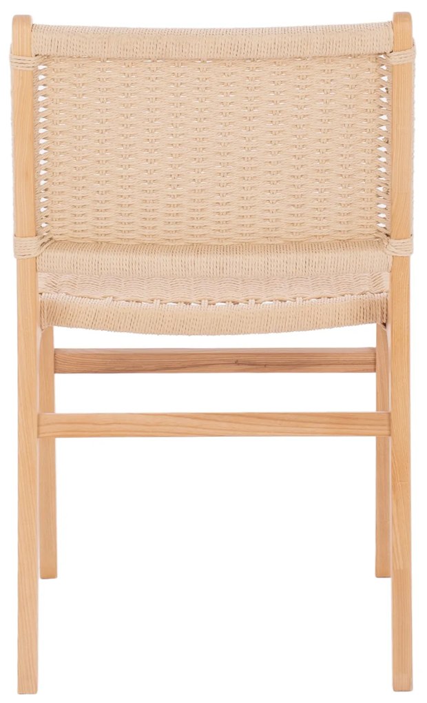 Καρέκλα Ignacio Rubberwood Σχοινί Φυσικό 50x60x87Υεκ.