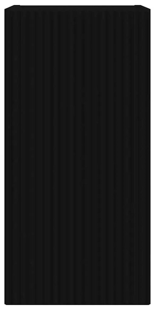 vidaXL Ντουλάπι Τηλεόρασης Τοίχου Επιτοίχιο Μαύρο 30 x 31 x 60 εκ