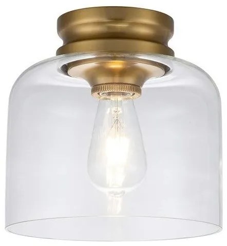 Πλαφονιέρα Φωτιστικό Οροφής 1xE27 Hounslow Elstead Lighting-FE-HOUNSLOW-F-BB-Ορείχαλκος FE-HOUNSLOW-F-BB