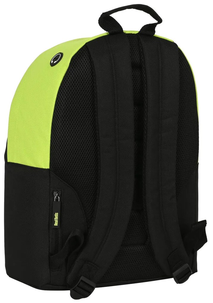 Σχολική Τσάντα Real Betis Balompié   31 x 41 x 16 cm Μαύρο γκράφιτι