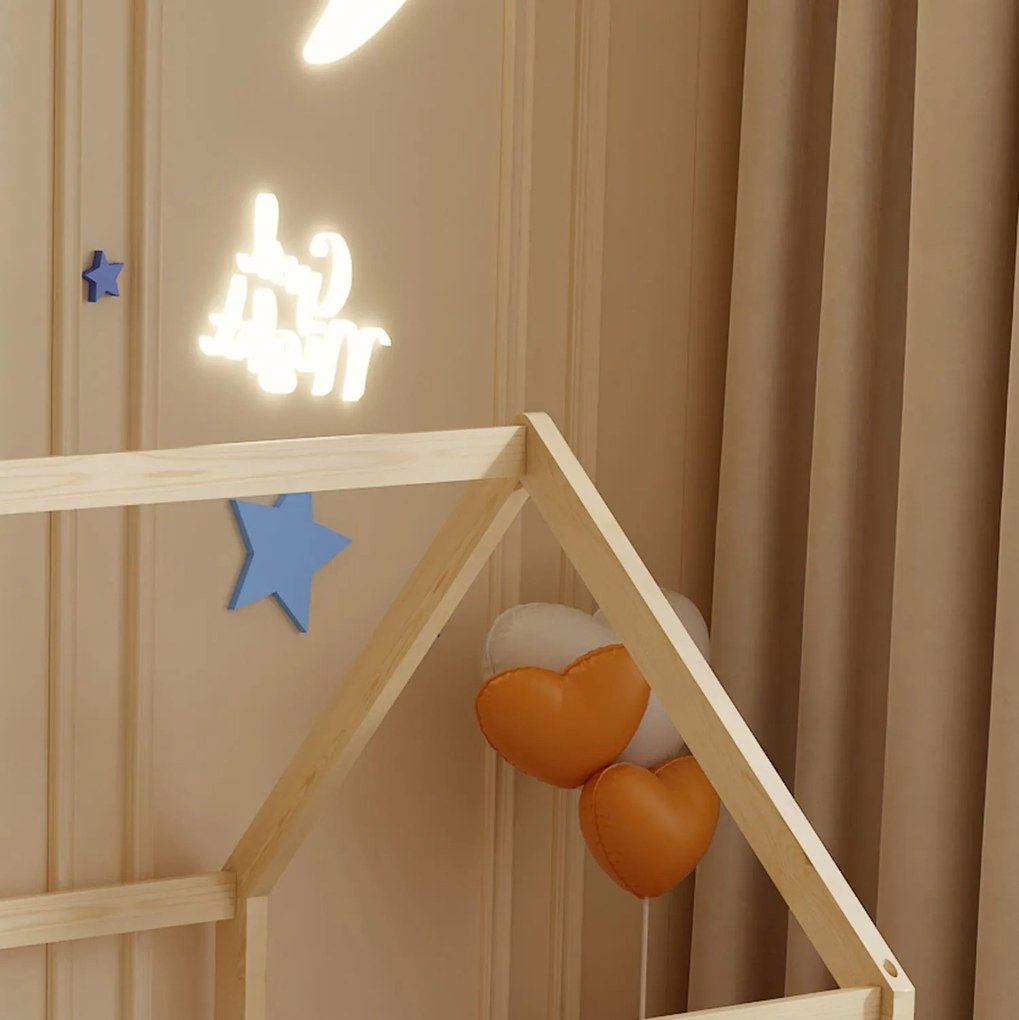 ΚΡΕΒΑΤΙ ΠΑΙΔΙΚΟ PEPE  τ.MONTESSORI ΞΥΛΟ ΠΕΥΚΟ ΦΥΣΙΚΟ- 190x90εκ