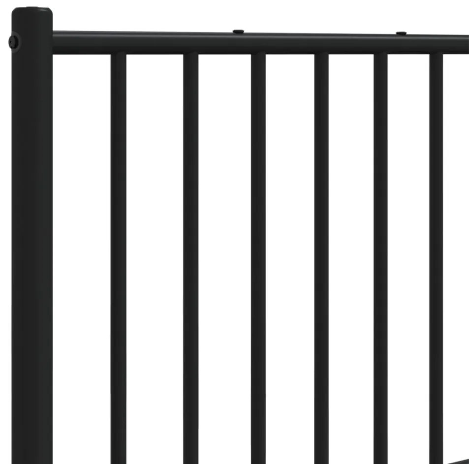 vidaXL Κεφαλάρι Μαύρο 193 εκ. Μεταλλικό