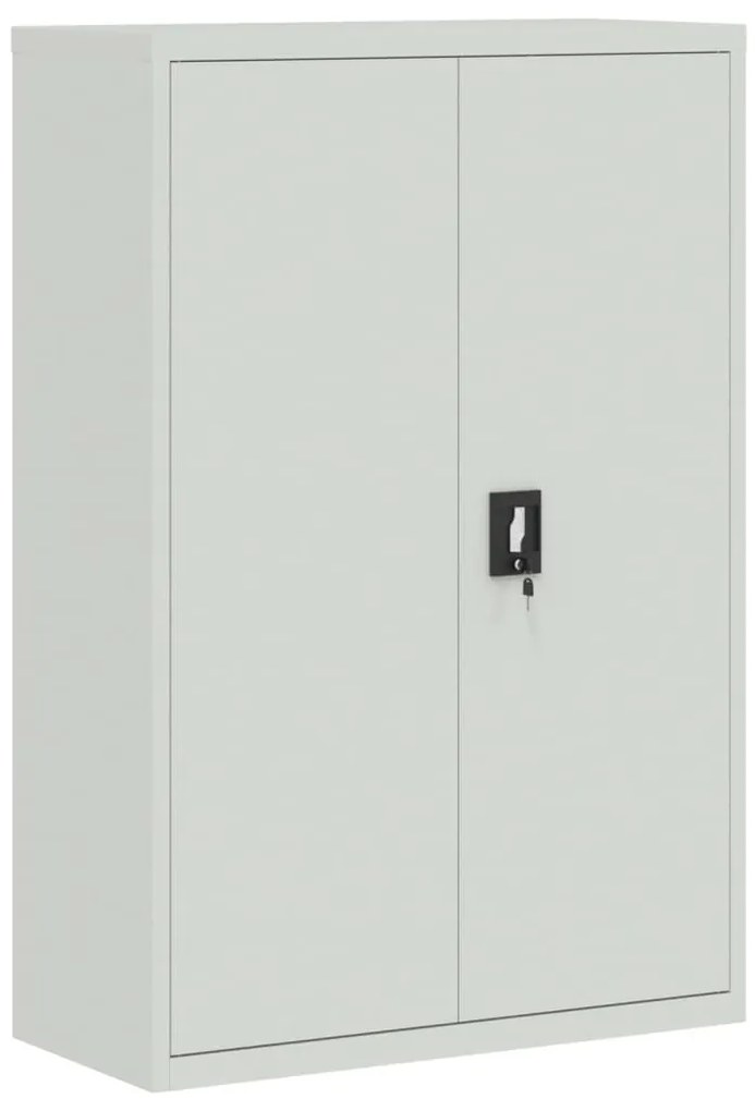 vidaXL Αρχειοθήκη Αν. Γκρι 90 x 40 x 180 εκ. Ατσάλινη