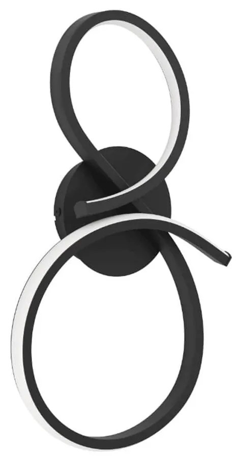 Φωτιστικό Τοίχου - Απλίκα Serpins 901268 20,5x40cm Led Black Eglo