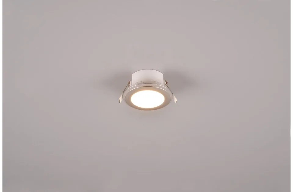 Χωνευτό Σποτ Φωτιστικό Οροφής Τοίχου RGBW 1xLED 4W 1xLED 1W Dimmer Argus Lighting-653610106-Χρώμιο 653610106