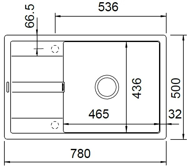 Νεροχύτης Schock Manhattan Cristalite 30180-Gkri