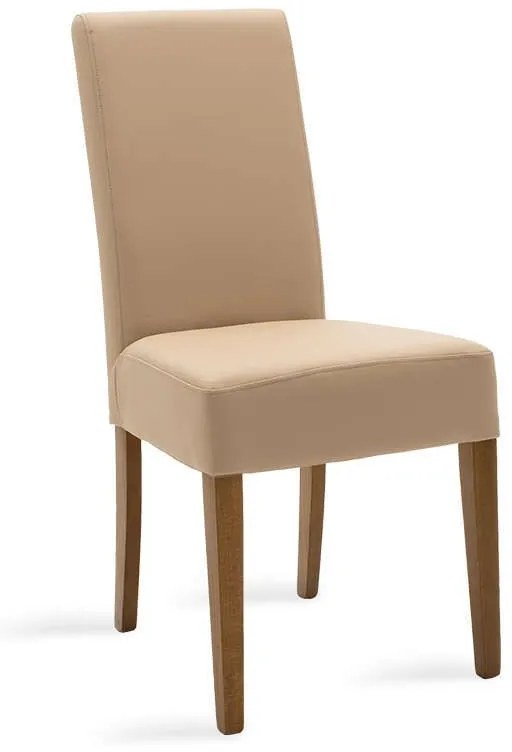 Καρέκλα Ditta 047-000031 53x50x88cm Mocca Wood, Technoderma