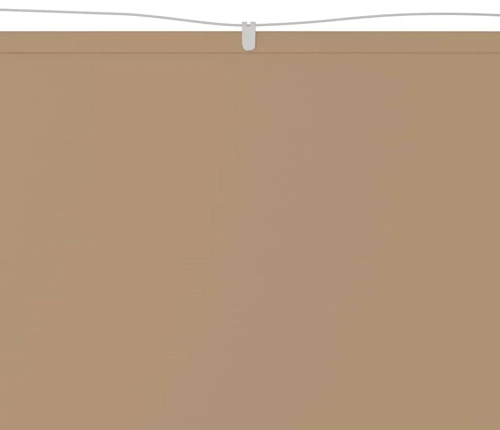 vidaXL Τέντα Κάθετη Taupe 180 x 1000 εκ. από Ύφασμα Oxford