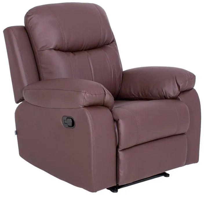 Πολυθρόνα Relax Chicago 1113 Fylliana Μόκα Τεχνόδερμα 97x90x100 εκ. 97x90x100 εκ.