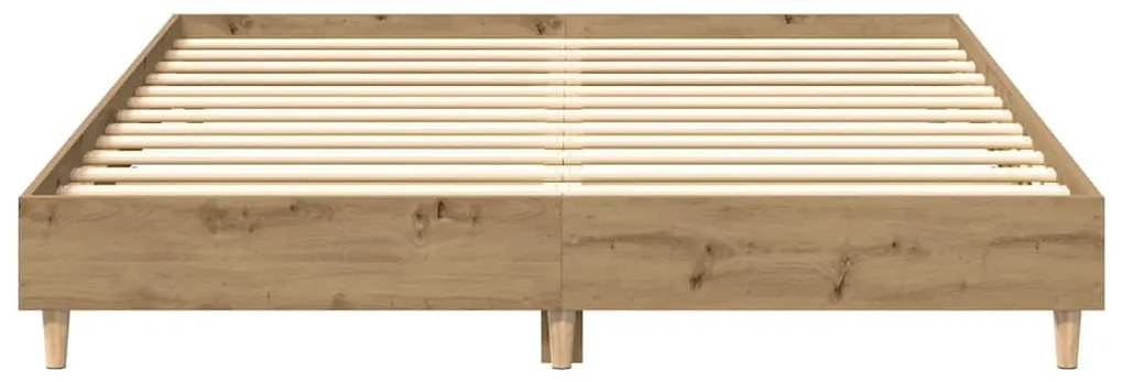 vidaXL Πλαίσιο κρεβατιού χωρίς στρώμα 150x200 εκ. Επεξεργασμένο Ξύλο