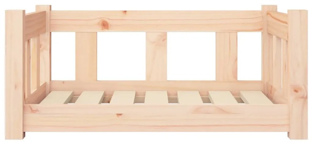 vidaXL Κρεβάτι Σκύλου 65,5 x 50,5 x 28 εκ. από Μασίφ Ξύλο Πεύκου