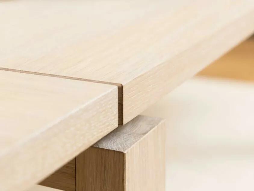 Τραπέζι Oakland K101, Ελαφριά δρυς, 75x100x200cm, 57 kg, Επιμήκυνση, Φυσικό ξύλο καπλαμά, Ινοσανίδες μέσης πυκνότητας, Ξύλο, Ξύλο: Δρυς | Epipla1.gr