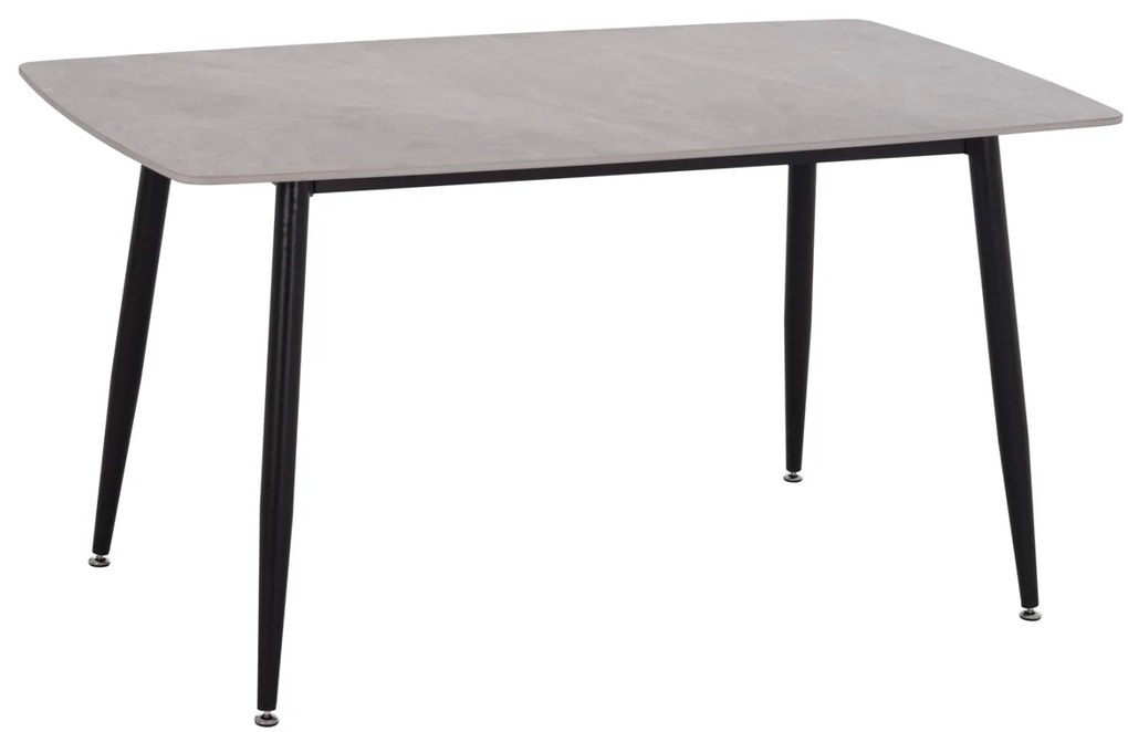 ΤΡΑΠΕΖΙ RAVEN HM18149.13 ΚΕΡΑΜΙΚΟ TOP ΜΕ ΟΨΗ ΓΚΡΙ ΜΑΡΜΑΡΟ 140x80x74Υεκ.