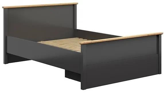 Κρεβάτι Boston CG109, Διπλό, Γκρι, 140x200, Πλαστικοποιημένη μοριοσανίδα, 154x210x96cm, 73 kg | Epipla1.gr