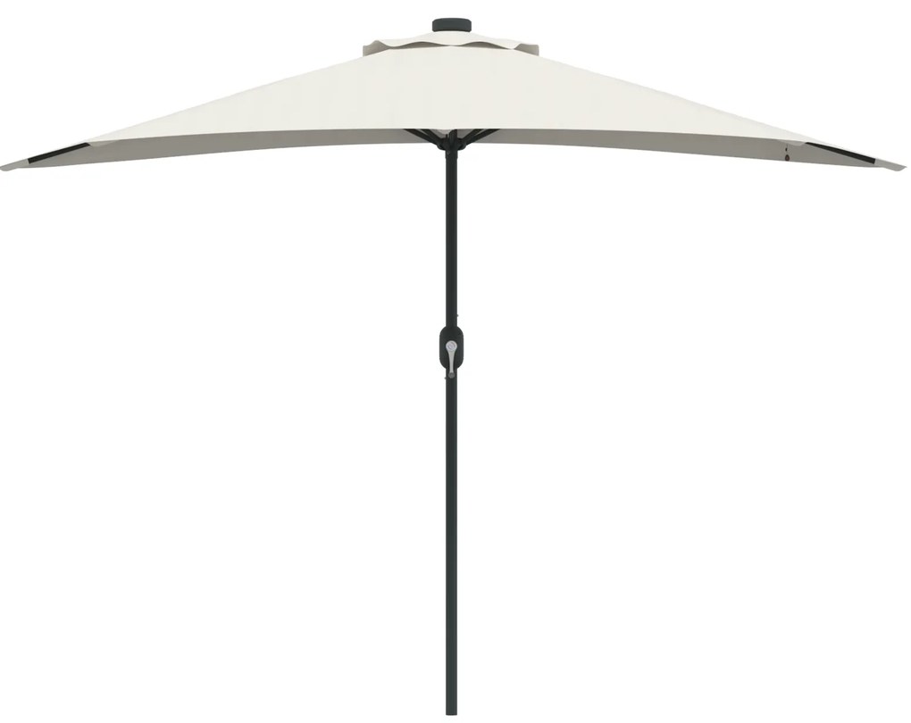 vidaXL Ημιόνι Παράσολα Κήπου 294 cm