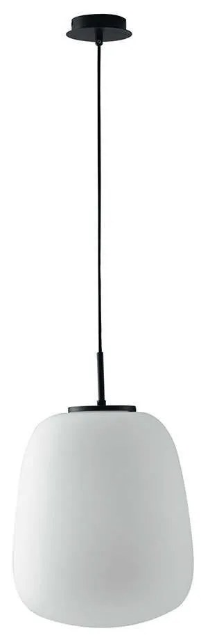 Φωτιστικό Οροφής I-Tolomeo-S39 Black-White Luce Ambiente Design Metal, Glass