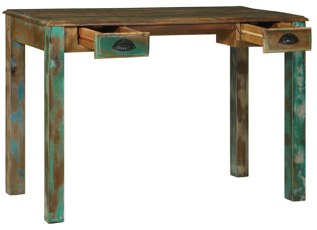 vidaXL Γραφείο 112x55x76 cm Συμπαγές Ξύλο